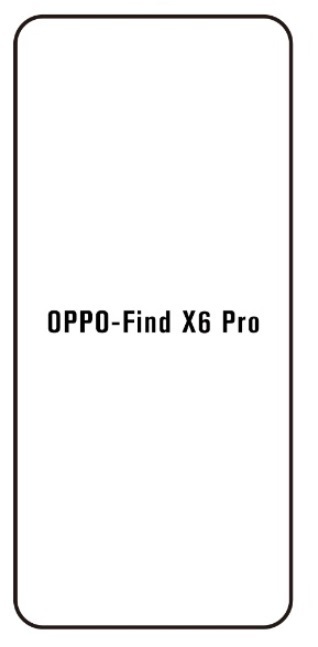 Hidrogél - védőfólia - OPPO Find X6 Pro