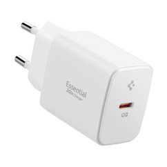 Nabíjačka do siete Spigen Essential Ee201Eu 1-Port Network Charger 20W White