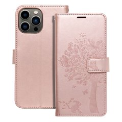 Kryt Mezzo Book Case iPhone 13 Pro Max strom Rose Gold