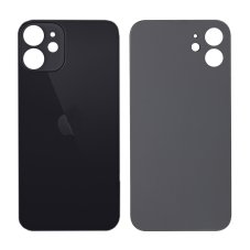 Apple iPhone 12 - Zadní sklo krytu se zvětšeným otvorem na kameru (Black)