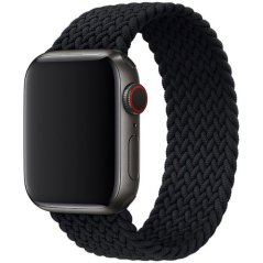 Remienok pre Apple Watch (38/40/41mm) Elastic Nylon, veľkosť 135-150mm - Black