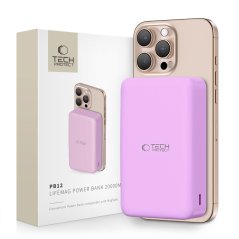Externá batéria Tech-Protect Pb12 Lifemag Magsafe Power Bank 20000Mah Lilac Externá batéria Tech-Protect Pb12 Lifemag Magsafe Power Bank 20000Mah Lilac