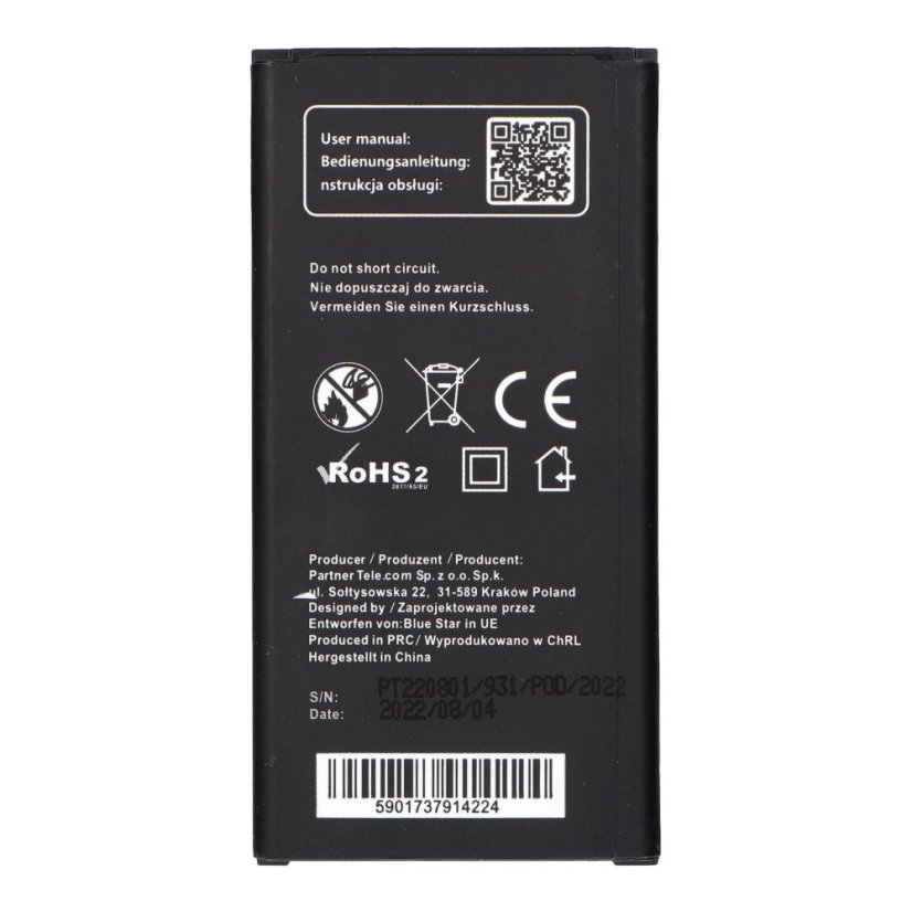 Tok Akkumulátor Samsung Galaxy Xcover 4 G390 2800 mAh Blue Star Premium