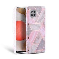 Kryt Tech-Protect Marble Samsung Galaxy A42 5G Pink Kryt Tech-Protect Marble Samsung Galaxy A42 5G Pink