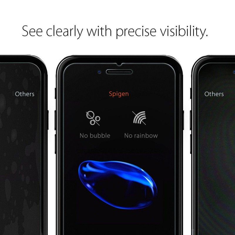 Ochranné tvrdené sklo Spigen Glas.Tr Slim iPhone 7 / 8 / SE 2020 / 2022