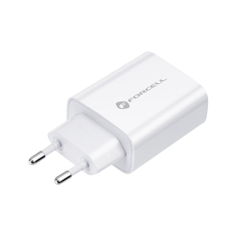Kábel Phone Charger Forcell F-Energy USB C Qc4.0 Pd 3A 20W + Cable USB C to Lightning Tfk-Tc-20Wpd White