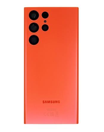 Samsung Galaxy S22 Ultra - Zadný náhradný kryt baterie - Red (náhradný diel)