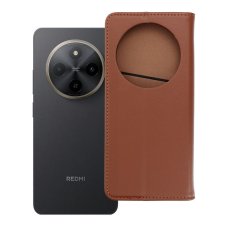 Kryt Flip Case na Xiaomi Redmi 17C Smart Pro Book Leather Brown
