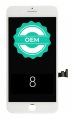 Fehér iPhone 8 LCD képernyő + OEM érintőkijelző