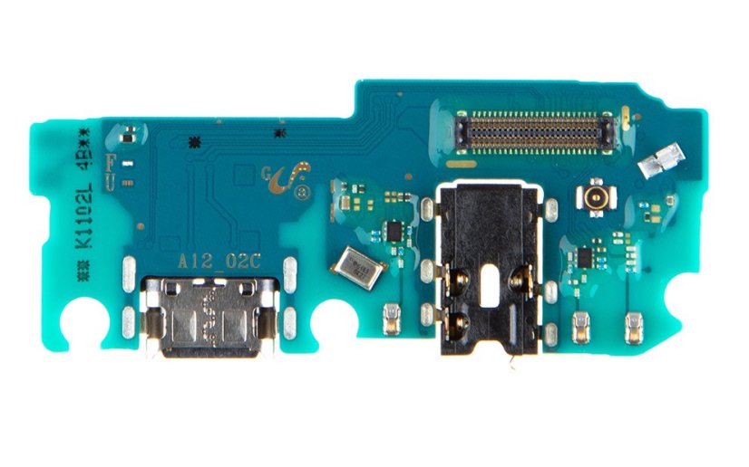 Samsung A125F Samsung Galaxy A12 töltőcsatlakozó PCB lapkával (Service Pack - eredeti pótalkatrész)