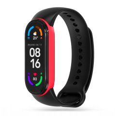 Remienok Tech-Protect Iconband Xiaomi Mi Smart Band 5 / 6 / 7 / Nfc Black/Red