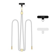 Kryt Tech-Protect C2S Rope Crossbody Strap Crayon Grey/Gold Kryt Tech-Protect C2S Rope Crossbody Strap Crayon Grey/Gold