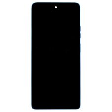 Motorola Moto G75 5G Displej s rámem Aqua Blue (Service Pack - originální díl)