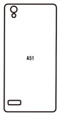 Hidrogél - hátsó védőfólia - OPPO A51