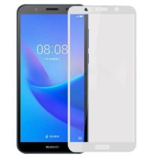FULL GLUE 3D tvrdené ochranné sklo pre Huawei Y5 2018 - biele FULL GLUE 3D tvrdené ochranné sklo pre Huawei Y5 2018 - biele