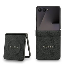 Guess PU Leather 4G Colored Ring Magnetic zadní kryt pro Samsung Galaxy Z Flip 7 Black Guess PU Leather 4G Colored Ring Magnetic zadní kryt pro Samsung Galaxy Z Flip 7 Black