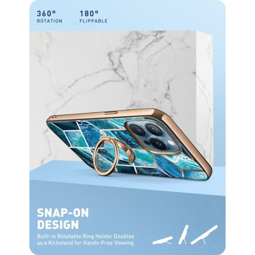 Kryt Supcase Iblsn Cosmo Snap iPhone 13 Pro Ocean Blue