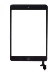 Apple iPad Mini 1,2 - dotyková plocha, sklo (digitizér) originál s IC konektorom - čierna Apple iPad Mini 1,2 - dotyková plocha, sklo (digitizér) originál s IC konektorom - čierna