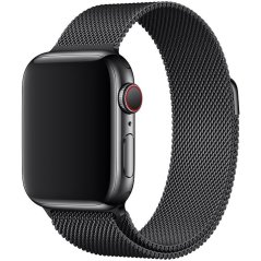 Remienok Loop Milanese Apple Watch 42/44/45mm Black