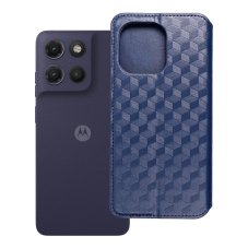 Kryt Flip Case Motorola Moto G17 Cubic Book Blue