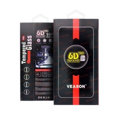 Ochranné tvrdené sklo 6D Pro Veason Glass - Samsung Galaxy S25 Black