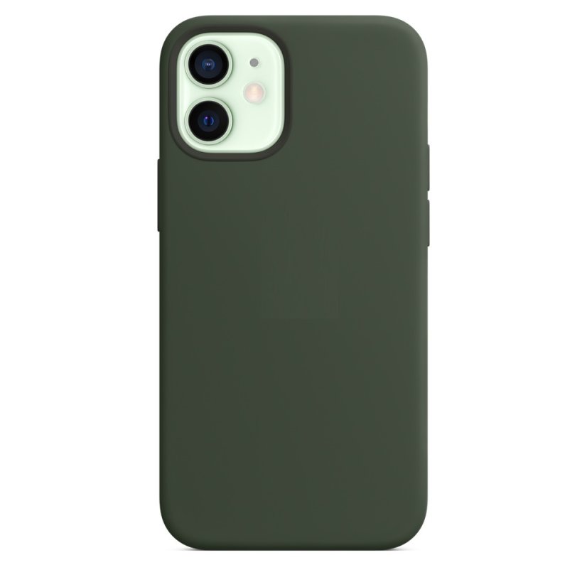iPhone 12/12 Pro Silicone Case s MagSafe - Cyprus Green design (zelený)