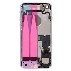 iPhone 7 - Zadný housing s predinštalovanými dielmi (Silver)