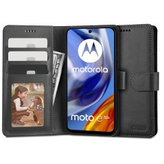 Kryt Tech-Protect Wallet Motorola Moto G22 / E32 / E32S Black