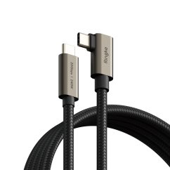 Kábel Ringke Usb 3.2 Gen 2X2 Type-C 90 Degree Cable PD240W 100cm Black
