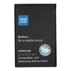 Akkumulátor Battery Samsung Galaxy S5610 / S5611 / L700 / S3650 / S5620 / B3410 / S5260 1000 mAh Blue Star Premium