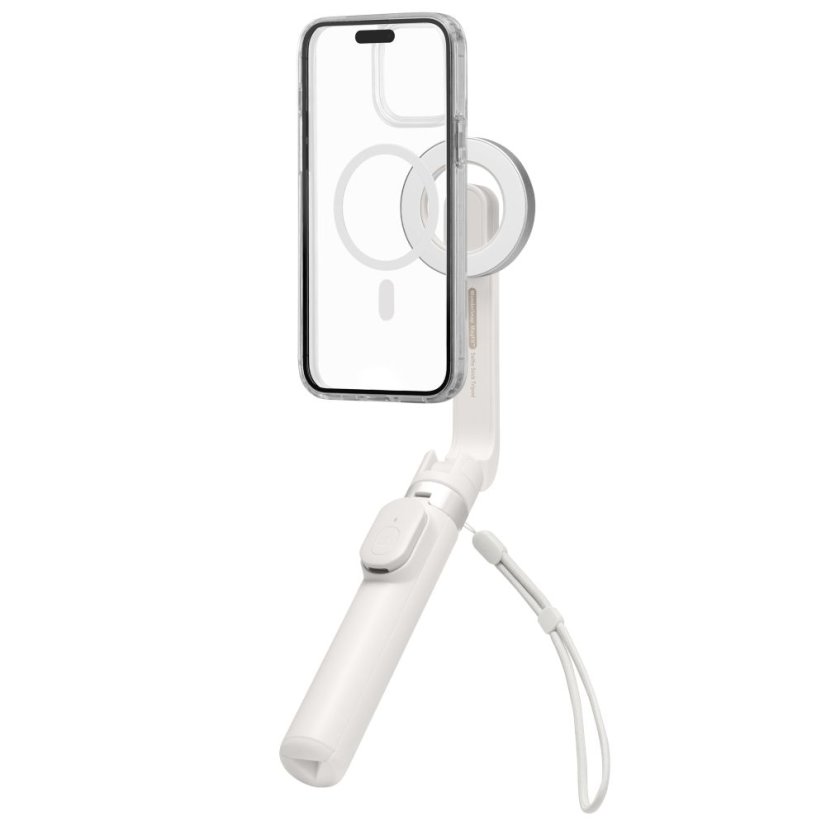 Selfie tyč Spigen S571W Magsafe Bluetooth Selfie Stick Tripod Dune Beige