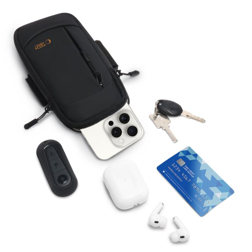 Tech-Protect M6 univerzális sport karszalag Black/Orange