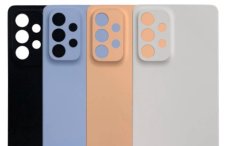 Samsung Galaxy A53 5G - Zadní kryt baterie bez skla zadní kamery - Úžasný Blue (náhradní díl)