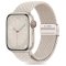 Remienok Tech-Protect Nylonmag Apple Watch 6 / 7 / 8 / 9 / 10 / SE (40 / 41 / 42 mm) Natural Titanium