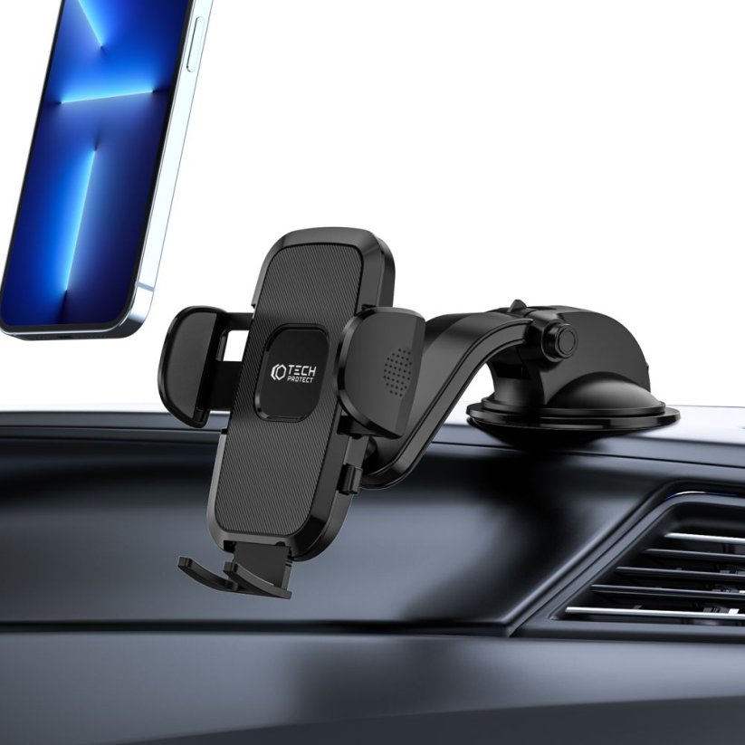 Držiak do auta Tech-Protect V3 Universal Dashboard Car Mount Black