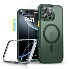 Ochranné sklo ESR Classic Pro Set Halolock Magsafe iPhone 16 Pro Max Frosted Green Ochranné sklo ESR Classic Pro Set Halolock Magsafe iPhone 16 Pro Max Frosted Green