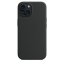 iPhone 15 Silicone Case s MagSafe - Black design (čierny)
