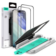 Ochranné tvrzené sklo ESR Ultrafit Tempered Glass 2-Pack iPhone 17 Pro Max Black