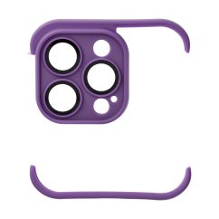 Kryt mini Bumpers With Camera Island Protection Case iPhone 14 Pro Dark Purple