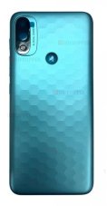 Motorola Moto E20 - Zadní kryt baterie - Blue (náhradní díl)