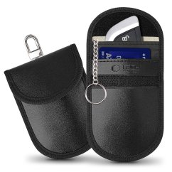 RFID blokátor Klatka Faradaya Tech-Protect Klr100 Pouch Keyless Rfid Signal Blocker Case Black