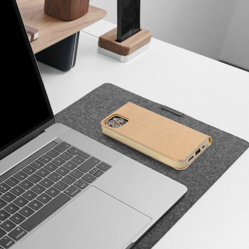 Fedél Forcell LUNA Book arany Xiaomi Redmi Note 11 / 11S arany Xiaomi Redmi Note 11 / 11S gold