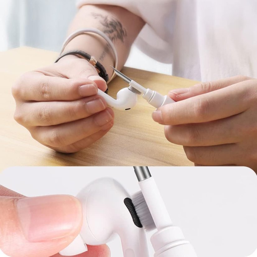Slúchadlá Tech-Protect Cs02 Cleaner Set 3v1 For Earphone White