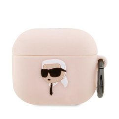 Kryt Original Case Karl Lagerfeld Klaprunikp Apple Airpods Pro (3D Sil Nft Karl / Pink)