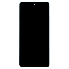 Kijelző kerettel a Xiaomi Redmi Note 14S Blue-hoz (Service Pack - eredeti pótalkatrész)