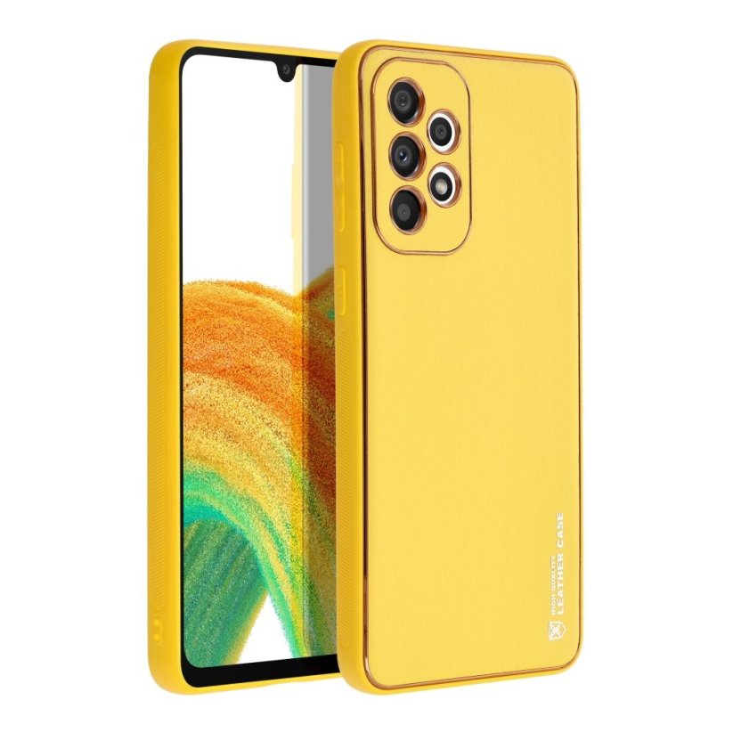 Kryt Leather Case Samsung Galaxy A33 5G Yellow