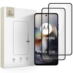 Ochranné tvrdené sklo Tech-Protect Glass Fit+ 2-Pack Motorola Moto G56 5G Black Ochranné tvrdené sklo Tech-Protect Glass Fit+ 2-Pack Motorola Moto G56 5G Black