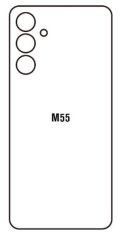 Hydrogel - zadná ochranná fólia - Samsung Galaxy M55