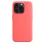 iPhone 15 Pro Silicone Case s MagSafe - Guava design (lososový)