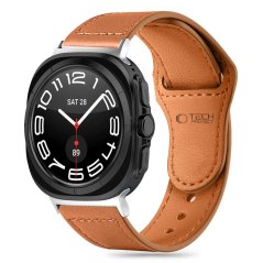 Remienok Tech-Protect Leatherfit Samsung Galaxy Watch Ultra (47 mm) Brown